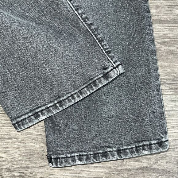 MADEWELL The Perfect Vintage Crop Jeans Size 28 Gray Wash Mom Jeans 90s Retro - Picture 7 of 11